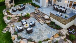 Transform Your Backyard into a Timeless Retreat with Bluestone Pavers