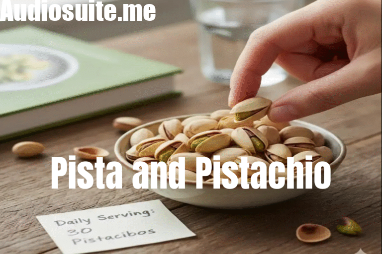 Shelled and unshelled pistachios, chopped and whole, with desserts, smoothies, and granola bars