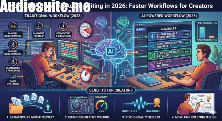 How AI Is Changing Audio Editing in 2026: Faster Workflows for Creators
