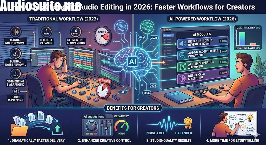 How AI Is Changing Audio Editing in 2026: Faster Workflows for Creators